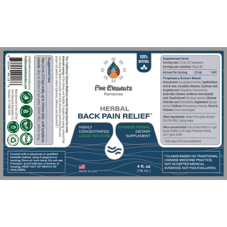 Herbal Back Pain