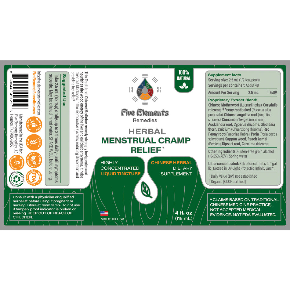 Herbal Menstrual Cramp Relief